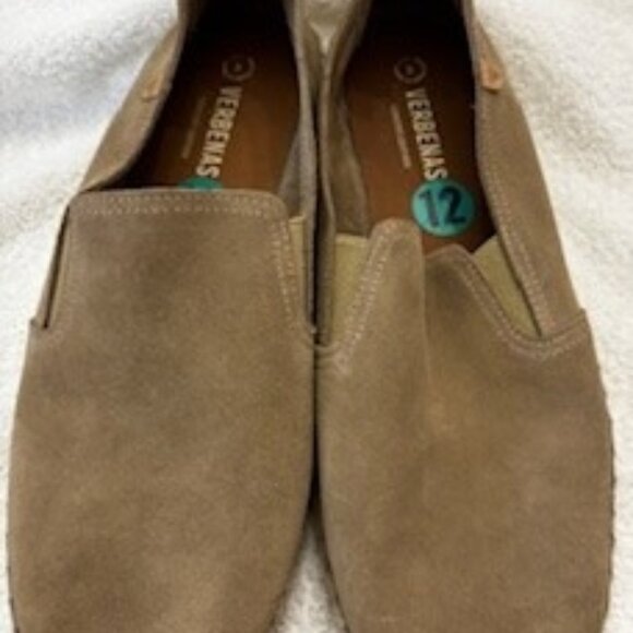 Verbenas Espadrilles Troy Serraja Yute Tono Piedra leather Men's Size 12 NWOT - Picture 1 of 10